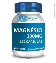 Magnésio 300mg 120 cápsulas - comprar online