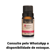 Óleo Essencial Gerânio - Via Aroma - 10ml