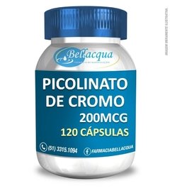 Picolinato de Cromo 200mcg 120 cápsulas - comprar online