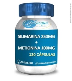 Silimarina 250mg + Metionina 100mg 120 cápsulas - comprar online