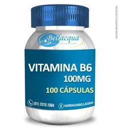 Vitamina B6 100mg 120 cápsulas - comprar online