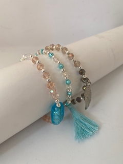 PULSERA KELLY AQUA