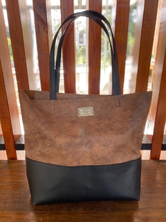 Tote Rosalía Choco/Negro