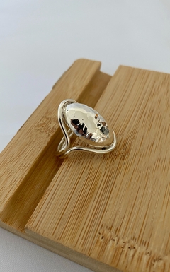 Anillo oval martillado (m70) - comprar online