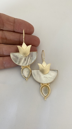 Aretes piedras turqui - comprar online