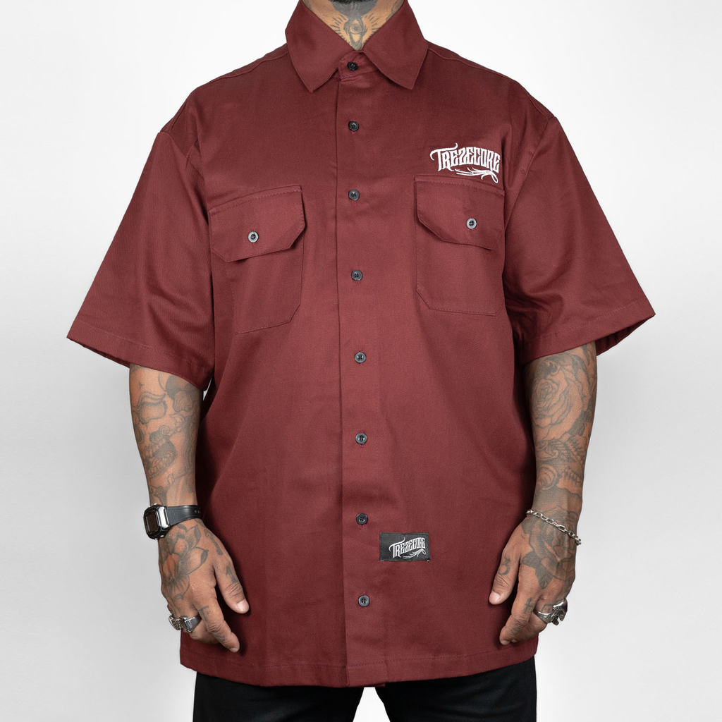 Camisa Work Shirt Treze Core - Bordo