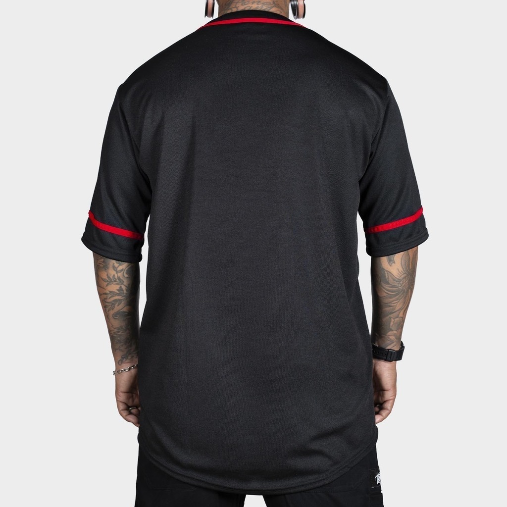 Camisa Jersey Urban Treze - Preta e Vermelha