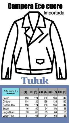 CAMPERA ECOCUERO - Tuluk