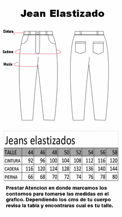 JEAN ESCALONADO CIEL - comprar online