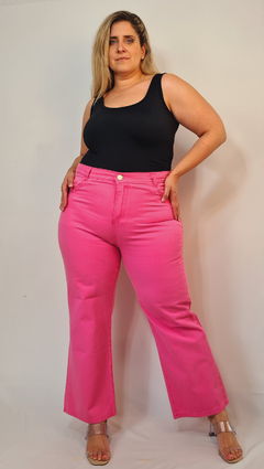 JEAN WIDE LEG pink - comprar online