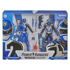 POWER RANGERS LIGHTNING COLLECTION: RANGER AZUL SPD SQUAD-B VS RANGER AZUL SQUAD-A - HASBRO