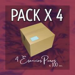 PACK x4 Esencias Puras x 100cc.