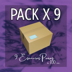 PACK x9 Esencias Puras x 100cc.