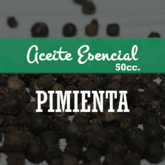 Aceite Esencial «Pimienta Negra» x50cc.