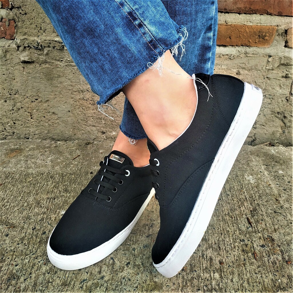 Zapatillas basica mujer pali negro