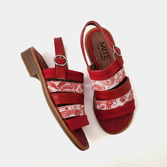 Sandalias Rojo Combinadas Bora Bora - comprar online