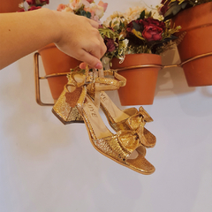 Zapatos de Cuero Dorado Lavanda - comprar online