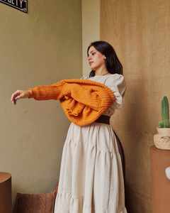 Sweater Naranja Maitén - tienda online