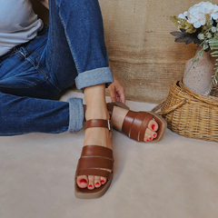 Sandalias de Cuero Suela Poppy - comprar online