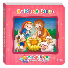 Arcakids Mundo Bíblico em Quebra Cabeça - A vida de Jesus