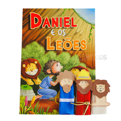 Arcakids Livro Bíblico com Dedoches - Daniel e os Leões