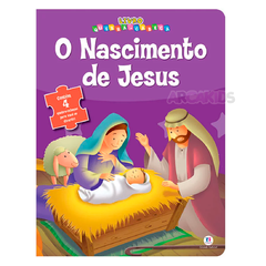 Arcakids Livro Quebra Cabeça - O Nascimento de Jesus