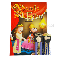 Arcakids Livro Bíblico com Dedoches - Rainha Ester