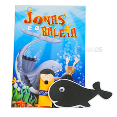 Arcakids Livro Bíblico com Dedoches - Jonas e a Baleia