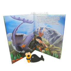 Arcakids Livro Bíblico com Dedoches - Jonas e a Baleia