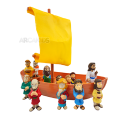 Arcakids Jesus e os Discípulos no Barco