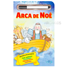 Arcakids Coleção Histórias e Passatempos Escreva e Apague - Arca de Noé