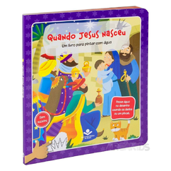 Arcakids Livro de Colorir com Água - Quando Jesus Nasceu