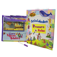 Arcakids Livro + Tapete de Atividades - Escreva e Apague