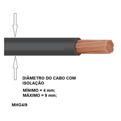 Anilha para Cabos MHG4/9 Letra H - comprar online