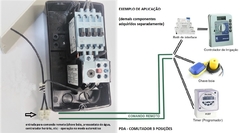 Partida Direta Monofásica 110V Rele 16-25A Comutador 3 Posições - Eletrotécnica Vera Cruz