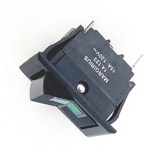 Interruptor Tecla Unipolar 14123 L-D 15A/120Vca Visor Verde - comprar online