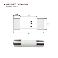 Imagem do Seccionadora Bipolar 14x51 C/ Fusíveis 40A gG 500Vca