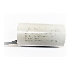 Capacitor Permanente 8uf 250Vca Fios - comprar online