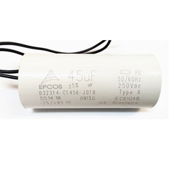 Capacitor Permanente 45uf 250Vca Fios - comprar online