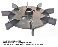 Ventoinha Nylon Eberle Carcaça 63 3D2237K 2-8P Carcaça Chapa Antigo - Eletrotécnica Vera Cruz