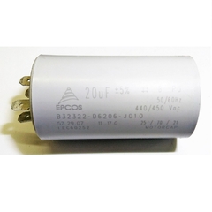 Capacitor Permanente 20uf 440/450Vca Faston - comprar online