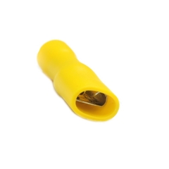 Terminal Isolação Total Fêmea 6,3mm 4-6 mm² Amarelo 100 peças