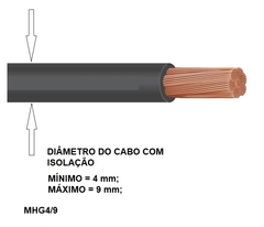 Anilha para Cabos MHG4/9 Fundo Amarelo Números - comprar online