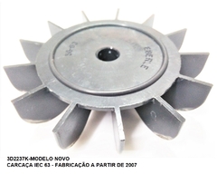 Ventoinha Nylon Eberle Carcaça 63 3D2237K 2-8P Carcaça Chapa Novo - Eletrotécnica Vera Cruz