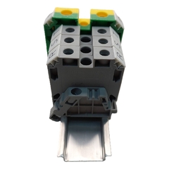 Bloco Conector Passagem Parafuso 25 mm² RST/Terra - Eletrotécnica Vera Cruz