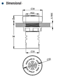 Sinalizador Luminoso e Sonoro Buzzer 220Vca na internet