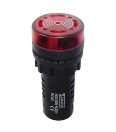 Sinalizador Luminoso e Sonoro Buzzer 220Vca - comprar online