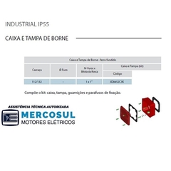 Caixa Ligação Eberle Carcaça 112/132 3D8452C3K - Eletrotécnica Vera Cruz