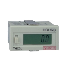 Horímetro Digital THC3L Contato Seco Escala 99999,9 Horas 22x45mm