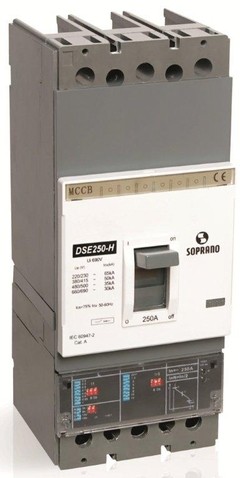 Disjuntor Caixa Moldada Iec DSE250H 250A Regulável - comprar online